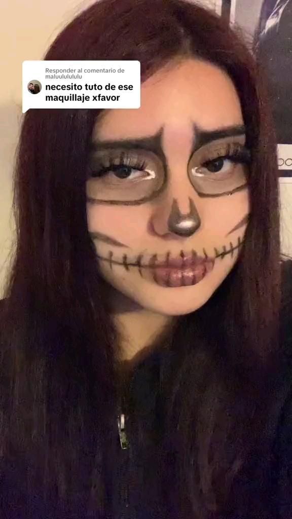 Skull Make Up, Skull Makeup Tutorial, Halloweenský Makeup, Vampire Bride, Cute Halloween Makeup, Skeleton Makeup, Halloween Makeup Pretty, Make Up Tutorial, Smink Inspiration