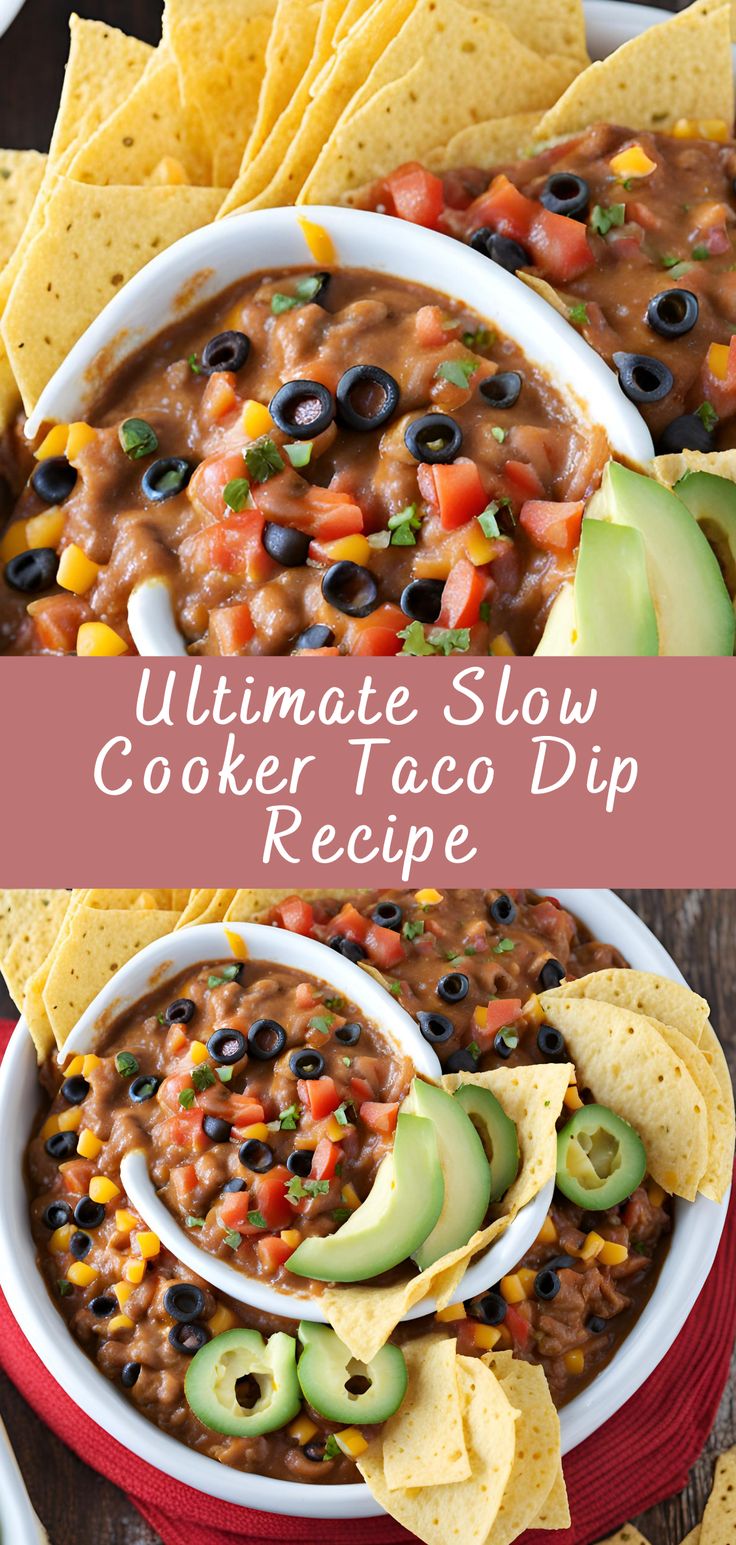 the ultimate slow cooker taco dip recipe