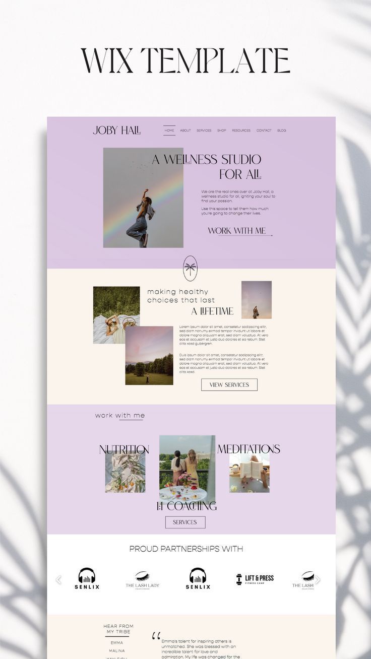 an image of a website design for a wedding photographer, with purple and white colors