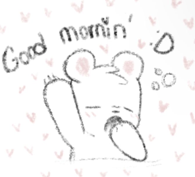 a drawing of a teddy bear with the words good mom's written on it