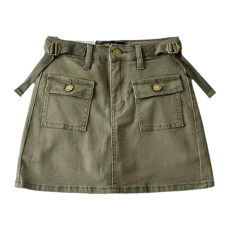 Add a playful touch to your summer wardrobe with our Adjustable Waistband Mini Denim Skort from our 2023 Summer Collection! This mini skort is the perfect blend of vintage-inspired style with a modern twist. The mid-waist. zipper and button closure. and y2k-style design make this skort a must-have for any fashionista.Distinctive Features: Y2K Style: Featuring a timeless and classic y2k-style design. this skort is sure to turn heads. Mini Length: This mid-thigh mini length is perfect for all your Trendy Mini Cargo Skirt With Belt Loops, Utility Mini Skirt For Summer, Trendy Mini Cotton Bottoms, Trendy Mini Bottoms With Pockets, Trendy Cotton Mid-rise Mini Skirt, Trendy Mid-rise Cotton Mini Skirt, Trendy Mini Bottoms For Spring, Summer Mini Length Skort With Belt Loops, Cotton Utility Mini Skirt