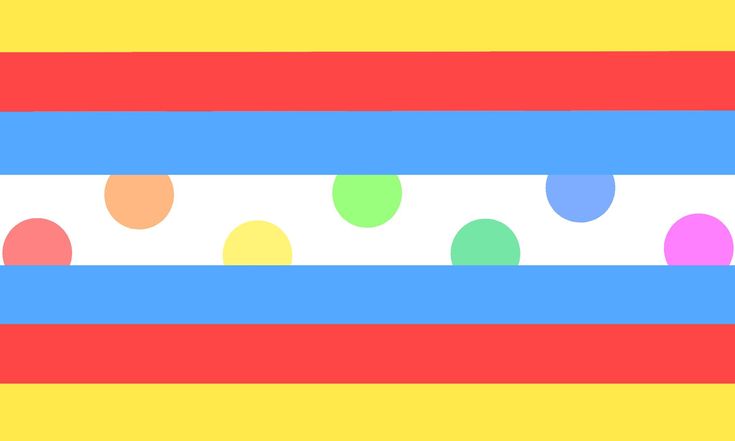 an image of colorful stripes with dots on them