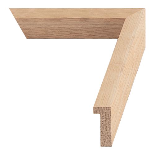 a wooden shelf that is made out of plywood and has the letter z on it