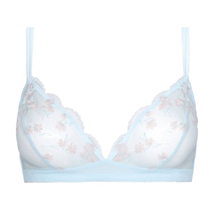 Triangle bra HUIT Paradis Elegant Triangle Top Bra With Delicate Straps, Elegant Seamless Triangle Bra, Feminine Low-cut Bra With Delicate Straps, Elegant Triangle Top Bra With Built-in Support, Elegant Triangle Top Bra With Removable Pads, Elegant Full Cup Summer Bra, Elegant Low-cut Bra For Spring, Elegant Low-cut Spring Bra, Elegant Spring Low-cut Bra