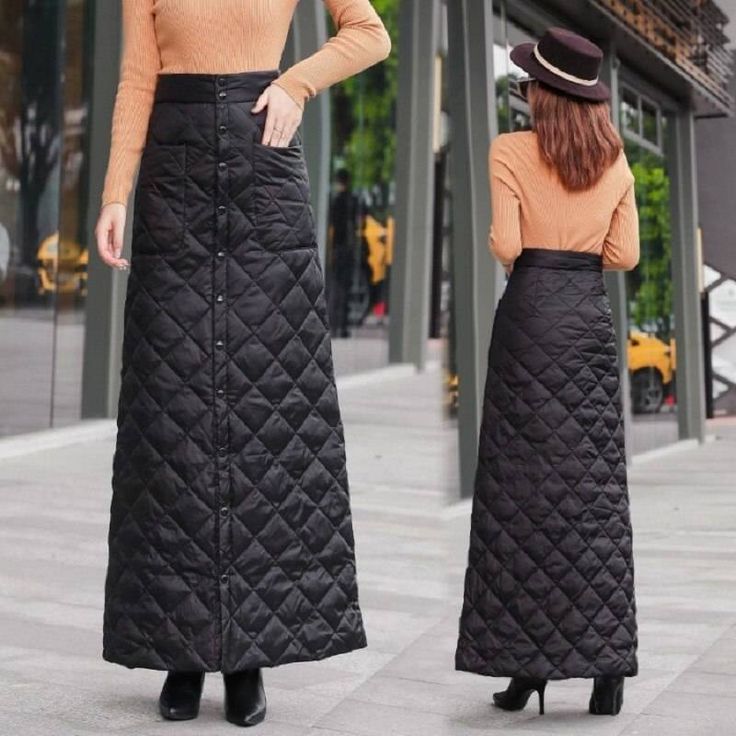 Black High Waist Autumn Winter Long Skirt
​ Casual Black Maxi Skirt For Winter, Casual Black Winter Skirt, Casual Winter Maxi Skirt, Fitted Winter Skirt With Pockets, Casual Winter Skirt With Pockets, Winter Mini Skirt With Pockets, Black Pleated Skirt For Winter, Winter Skirt With Pockets, Casual Winter Lined Skirt