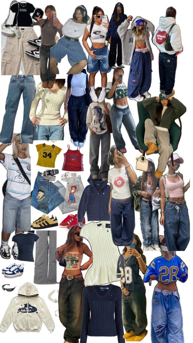 2003 Style Fashion, Where To Shop For Streetwear Clothes, African American 90s Fashion, 2000 Outfits Ideas, Streetwear Fashion For School, 90s Streetwear Outfits, 1999 Fashion High School, Vintage Outfit Inspo 90s, Frank Ocean Concert Outfit