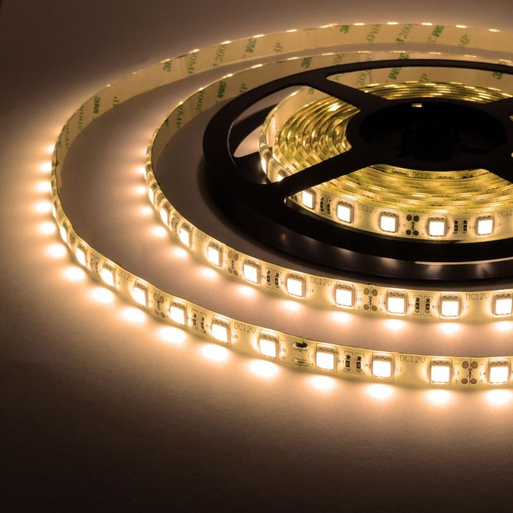 the led strip is lit up and ready to be used in any project or application