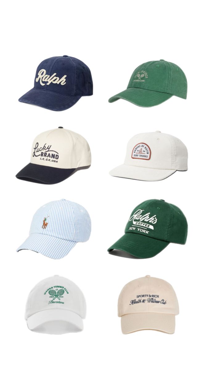 Polo, sporty & rich, Ralph Lauren, hats, summer Bone Bordado, Ralph Lauren Cap, Polo Cap, Ralph Lauren Hats, Polo Hat, Nyc Fall, Hats Summer, Classy Outfits Men, Future Clothes