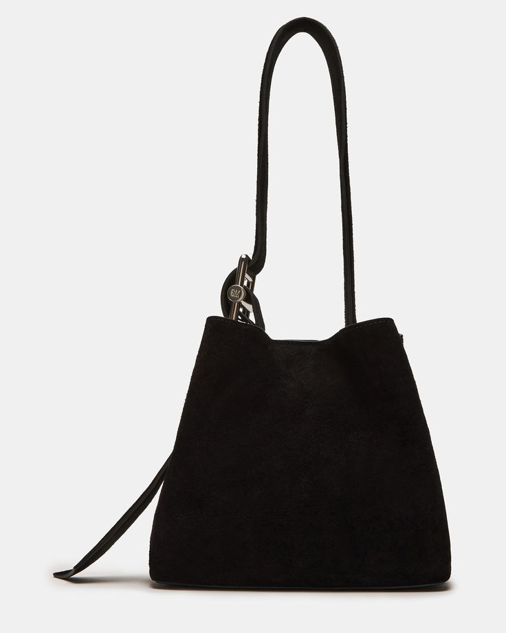 The LISAA bag is a versatile and stylish accessory for everyday use. This bucket bag can be worn comfortably on the shoulder with an adjustable strap. It also features a lined under-shoulder strap for added comfort with an added buckle detail. The top snap closure ensures the safety of your belongings, and the removable pouch inside adds extra storage options. Shoulder strap bucket bag Lined under-shoulder strap Top snap closure Removable inside pouch Shoulder strap: 13 inches 8in H x 8.5in W x Versatile Crossbody Bucket Bag For On-the-go, Versatile Shoulder Bag With Snap Closure For On-the-go, On-the-go Bucket Bag With Removable Pouch, Versatile Top Handle Shoulder Bag With Adjustable Strap, On-the-go Bucket Shoulder Bag With Detachable Handle, Everyday Top Handle Shoulder Bag With Adjustable Strap, Everyday Shoulder Bag With Top Handle And Adjustable Strap, Daily Use Shoulder Satchel With Snap Closure, On-the-go Satchel Bucket Bag With Adjustable Strap