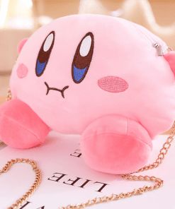 Kawaii Kirby Bag Purse - Kuru Store Kawaii Kirby, Kawaii Harajuku, Plush Backpack, Kawaii Shop, Coin Bag, Cute Creatures, Kawaii Girl, Cute Bags, Small Purse