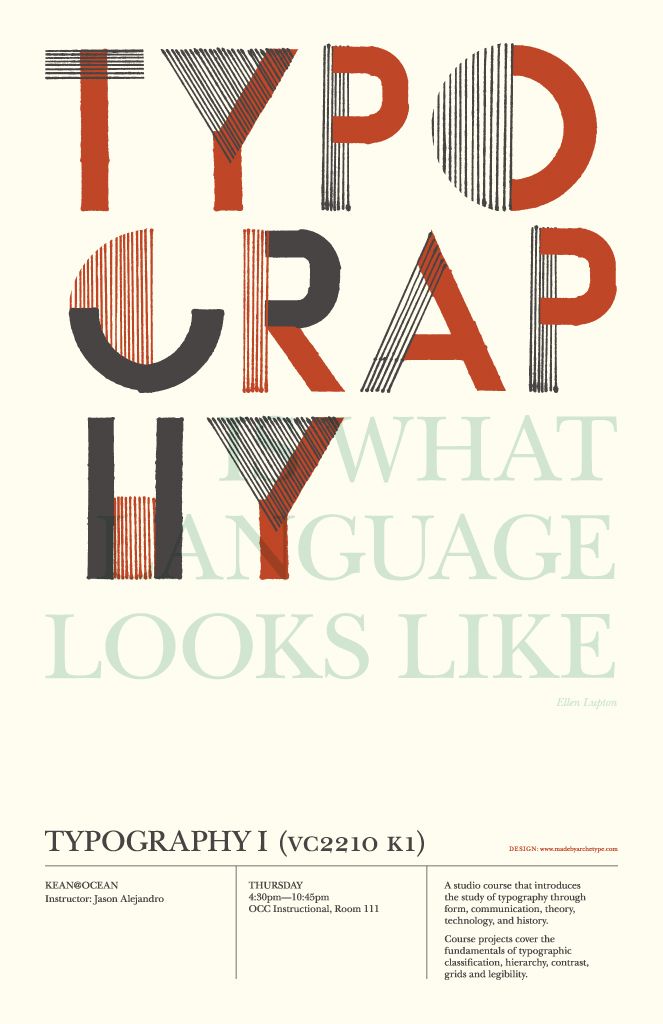 an advertisement for typographi with the words type and what language looks like