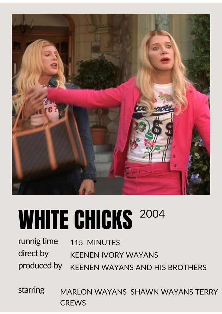 two women standing next to each other in front of a building with the caption white chicks