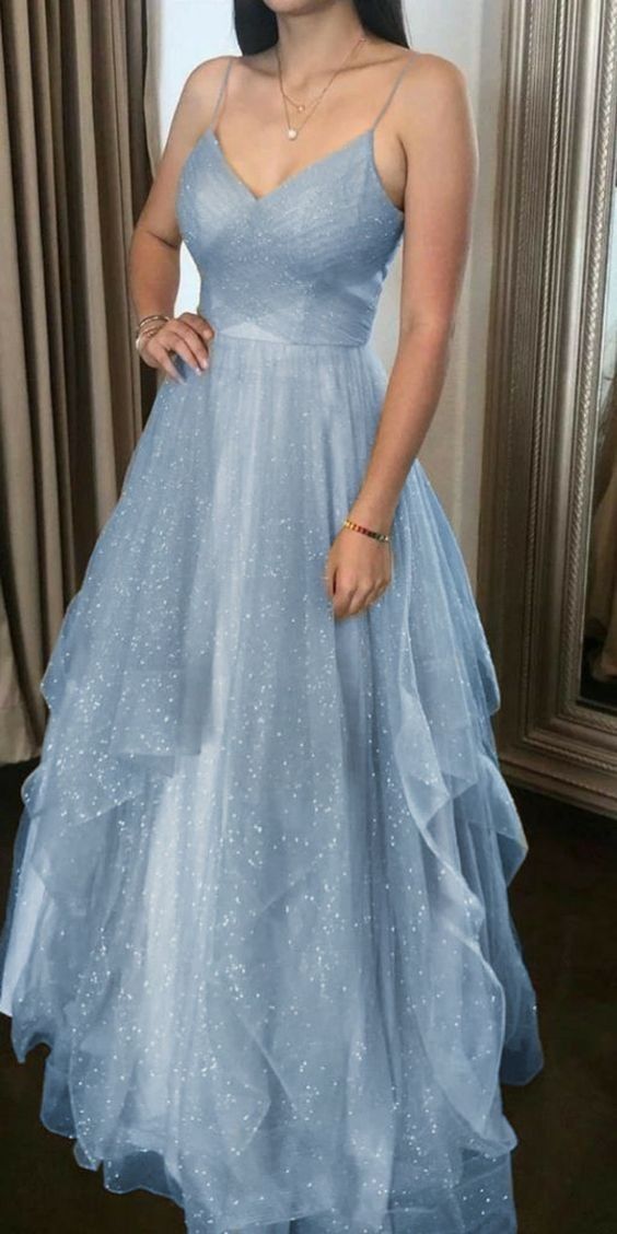 Gowns Elegant, Light Blue Prom Dress, Skai Jackson, Gaun Fashion, Stunning Prom Dresses, Long Prom Gowns, בר מצווה, Gowns Prom, Prom Dress Inspiration