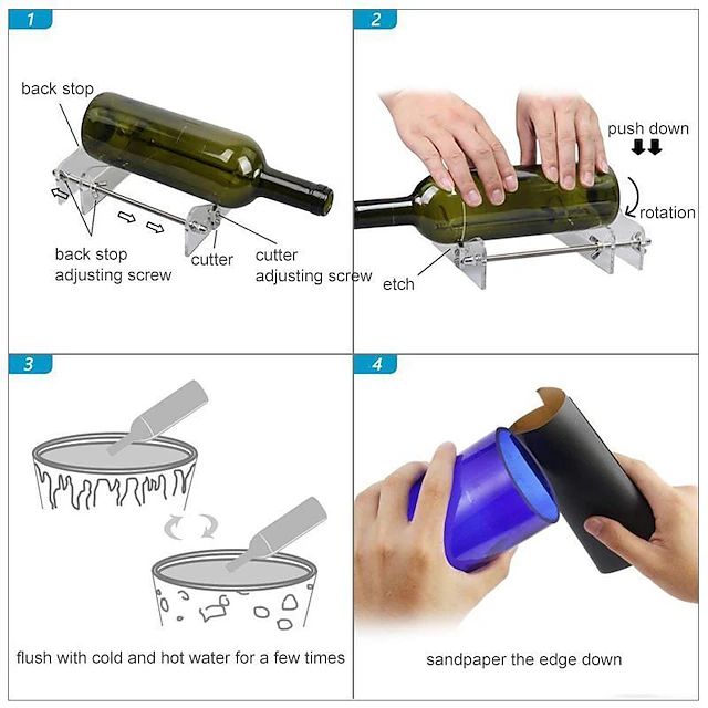 instructions on how to use a wine bottle holder