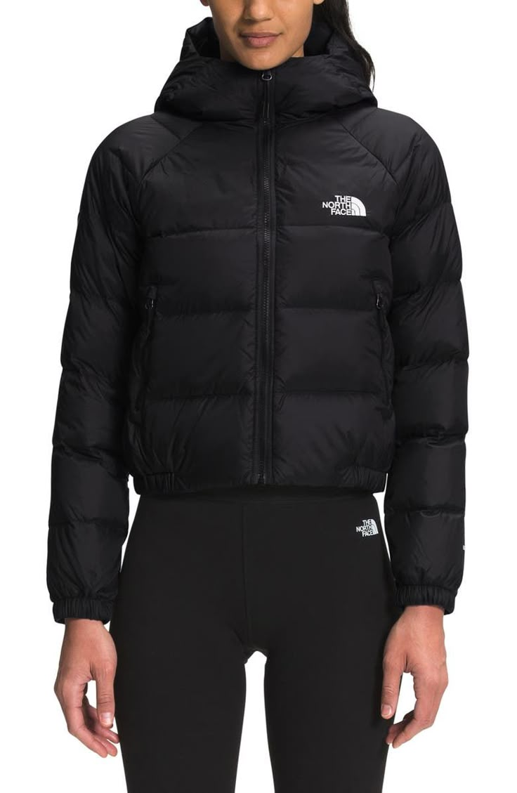 Hyalite Hooded Down Jacket | Nordstrom North Face Hydrenalite, Doudoune The North Face, Northface Puffer, The North Face Puffer, North Face Puffer Jacket, Cropped Puffer Jacket, Black Puffer, Black North Face, Christmas Wish List