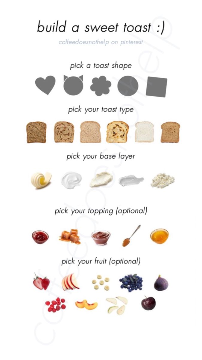 the instructions for how to make an appetizer with bread and jams on it