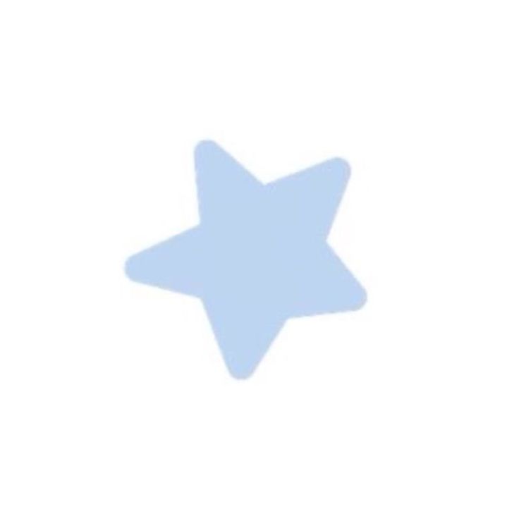 a blue star on a white background with no image in the bottom right hand corner