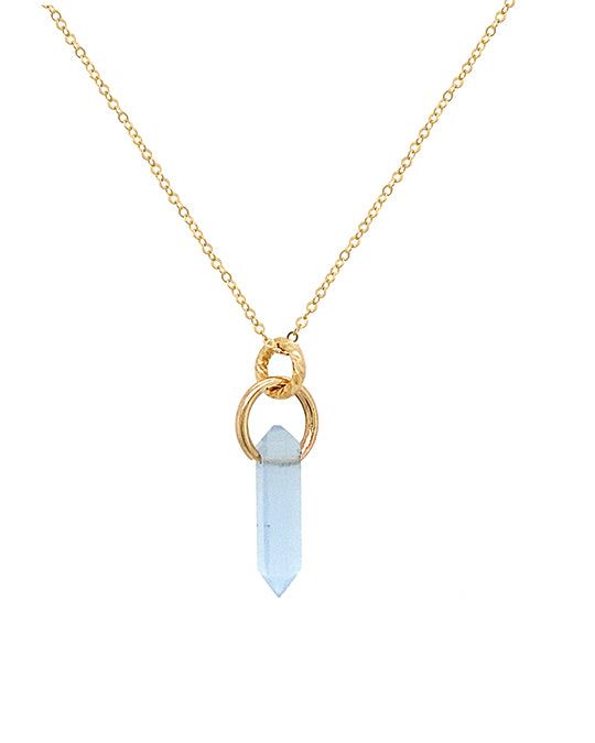 From our feel good collection each necklace is adorned with a Blue Calcite point crystal. Blue Calcite a stone of "emotional healing". It is a gentle stone that invokes calm, and serene energy. Encourages us to communicate in a peaceful, clear tone. Material: 14K Gold filled Length: 16"-18" Thoughtfully created in Los Angeles with love and our mother earth in mind Blue Calcite, Crystal Blue, Neck Chain, Emotional Healing, Chain Pendants, Jewelry Trends, Mother Earth, Namaste, Ring Necklace