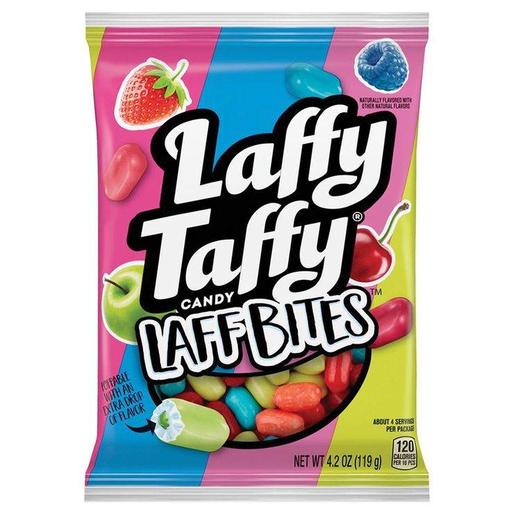 a bag of taffy taffy candy