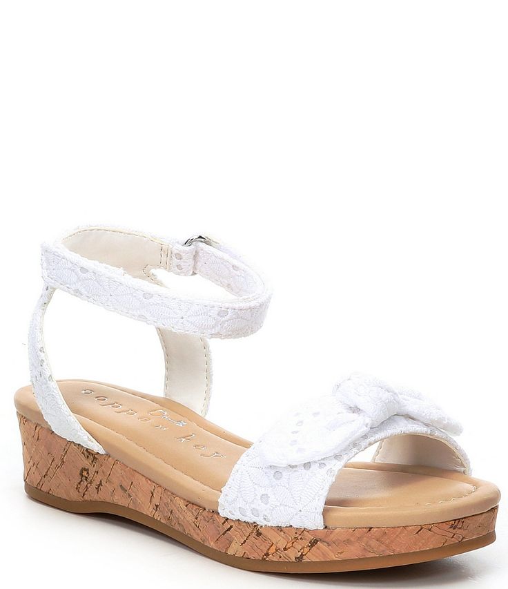 Shop for Copper Key Girls' Dearisst Eyelet Bow Flatform Wedges (Youth) at Dillard's. Visit Dillard's to find clothing, accessories, shoes, cosmetics & more. The Style of Your Life. Fabric Wedge Sandals With Cushioned Footbed And Round Toe, Fabric Wedge Heel Sandals With Cushioned Footbed, Fabric Open Toe Sandals With Heel Strap, Adjustable Fabric Sandals With Open Toe, Adjustable Buckle Closure Synthetic Wedge Sandals, White Synthetic Wedge Sandals With Buckle Closure, Adjustable White Wedge Sandals With Buckle Closure, White Fabric Wedge Sandals For Summer, White Fabric Round Toe Sandals