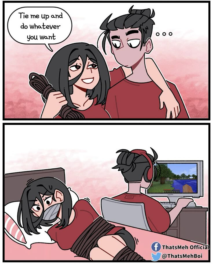 a comic strip with an image of two people in bed and one is talking to the other