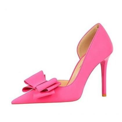 Pointed Toe Silk Elegant Women's Heels on Luulla Chic Fitted Block Heel Heels, Chic Fitted Block Heel Shoes, Open Toe Court Shoes With 4-inch Heel For Office, Chic Pink Low Heel Wedding Shoes, Chic Closed Toe Heels With Heel Strap, Pink Low Heel Feminine Heels, Feminine Pink Low Heel Shoes, Feminine Pink Heels, Feminine Court Shoes With 4-inch Heel And Pointed Toe