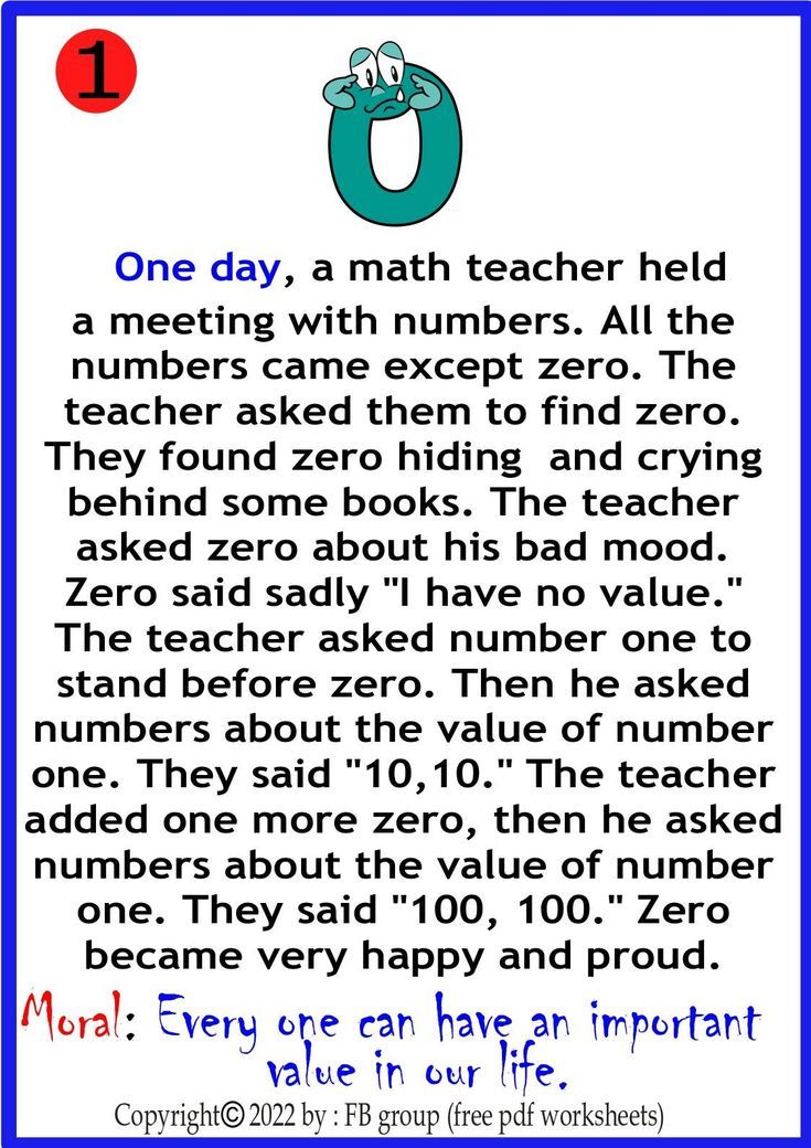 a blue and white sign with the words one day, a math teacher held numbers with numbers