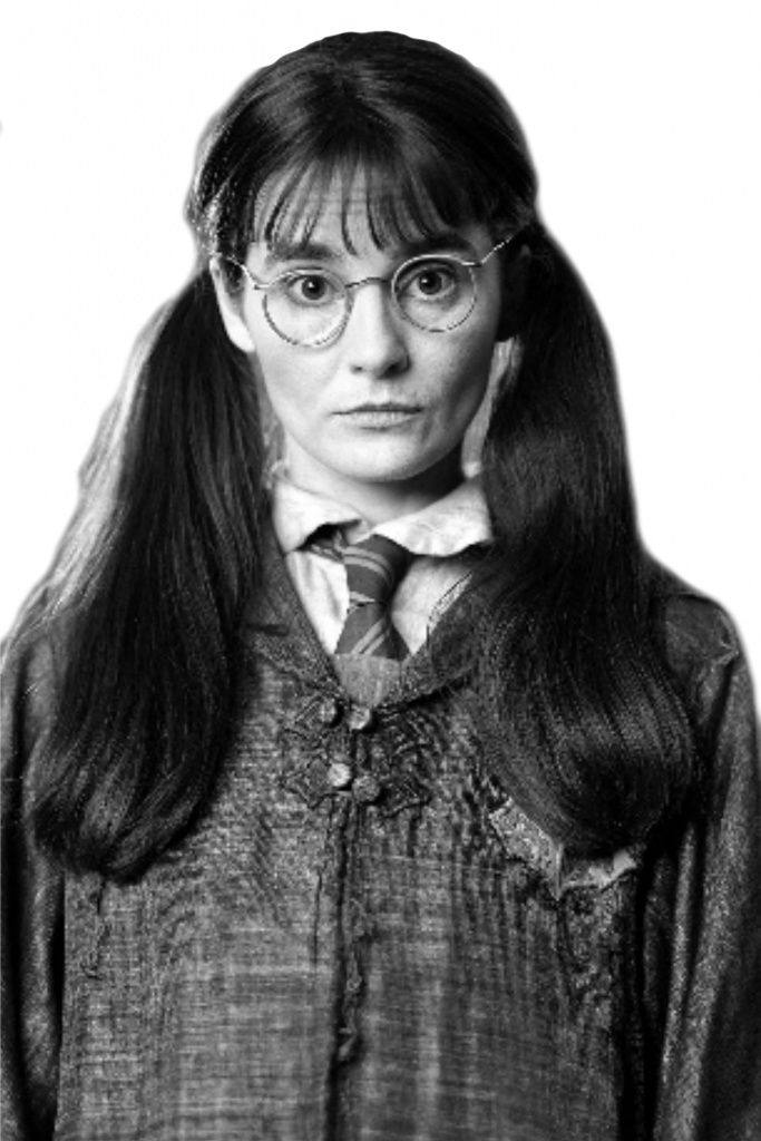 a woman wearing glasses and a tie with long hair