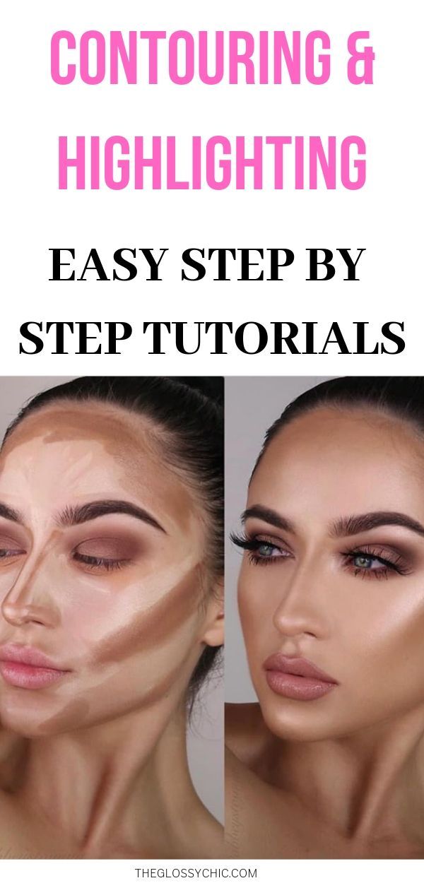 Make Up Contouring, Best Face Makeup, Highlight Tutorial, No Make Up Make Up Look, Easy Contouring, Contouring For Beginners, Face Contouring Makeup, Contour Tutorial, Contour Makeup Tutorial