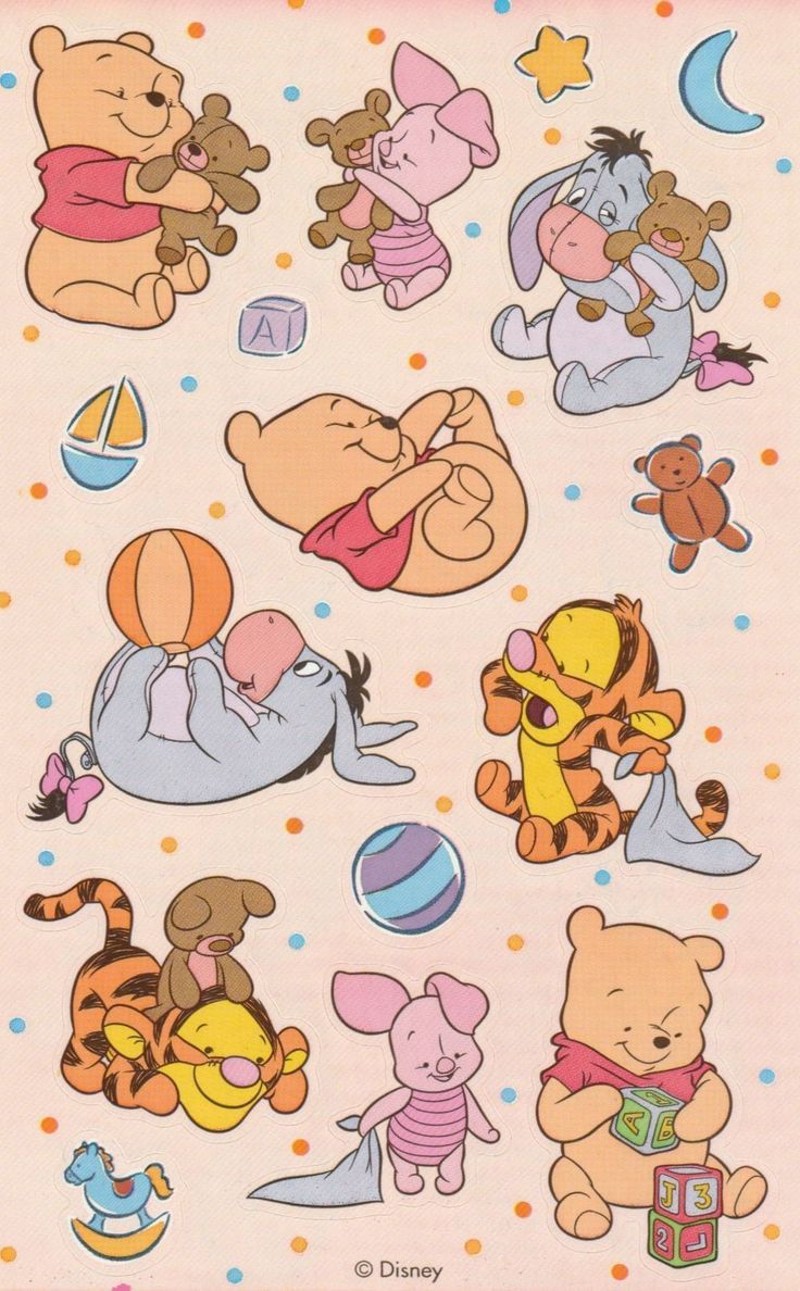 winnie the pooh and friends stickers