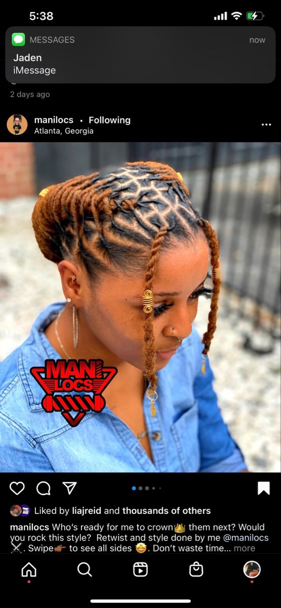 Loc Styles Two Braids, Styles With Dreads For Women, Styles For Starter Locs For Women, Simple Dreadlocks Styles Black Women, Extremely Short Loc Styles, Low Loc Styles For Women, Loc Up Styles, Crown Dreadlock Styles, Formal Loc Styles Black Women Short