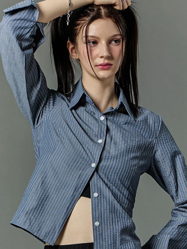 Composition : NYLON 100%Color : BLUE_FREECountry of Origin : KOREA Blue Relaxed Fit Shirt For Office, Blue Relaxed Fit Blouse For Office, Relaxed Fit Blue Blouse For Office, Casual Slim Fit Top For Office, Blue Relaxed Fit Office Tops, Blue Relaxed Fit Top For Office, Trendy Blue Office Tops, Trendy Blue Tops For Office, Light Blue Slim Fit Shirt For Spring