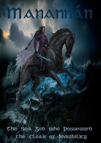 a woman riding on the back of a horse in front of a storm filled sky