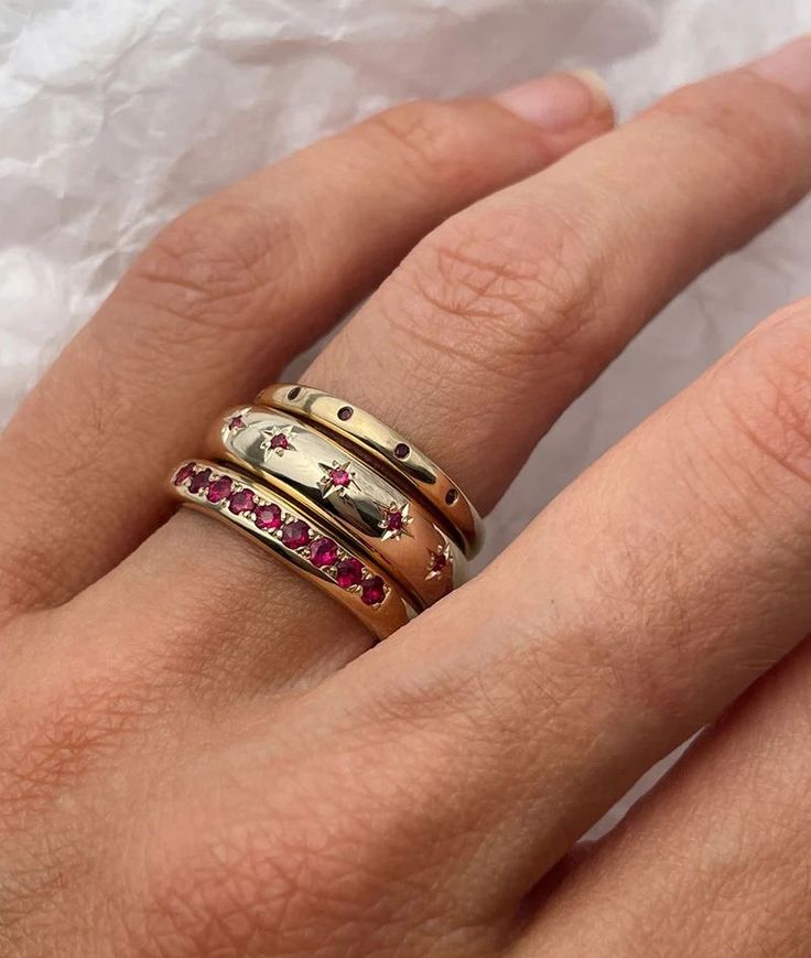 Lillian Core, Gold Rings Engagement, Handmade Gold Ring, Solid Gold Band, Dope Jewelry, Stacked Jewelry, Jewelry Lookbook, Handmade Gold, Girly Jewelry