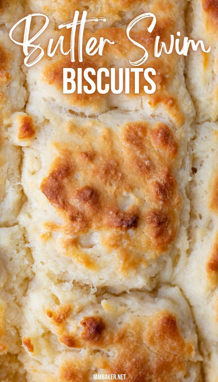 A close up of the tops of butter swim biscuits. Moist Biscuits, Biscuits In A Pan, Biscuits Buttermilk, Biscuits With Buttermilk, Pioneer Women Biscuits, Pioneer Woman Recipes Biscuits, Buttercream Biscuits, Biscuits In Butter, Butter Buiscits Recipes