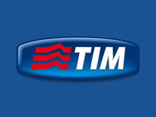 the logo for tim is shown on a white background with red and blue stripes around it