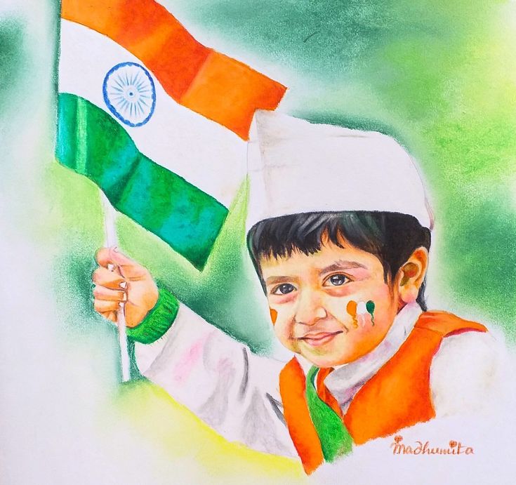 Independence Day Watercolor Painting, Independence Day Painting Competition, 15 August Independence Day Painting, 15 August Independence Day Sketch, Indipendente Day Drawing Idea, Independent Day Drawing Ideas, Chandrayan 3 Drawing, 15 August Independence Day Drawing, 26 January Drawing