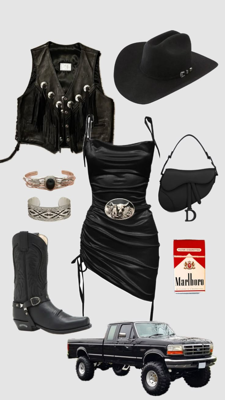 Goth Cowgirl, Rodeo Fits, Western Goth, Outfit Vaquero, Western Gothic, Country Clothes, Country Style Outfits, Looks Country, Western Wear Outfits