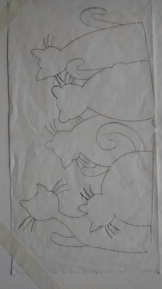 a piece of paper with some drawings on it