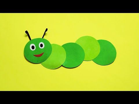 the very hungry caterpillar craft for kids is easy to make and looks adorable