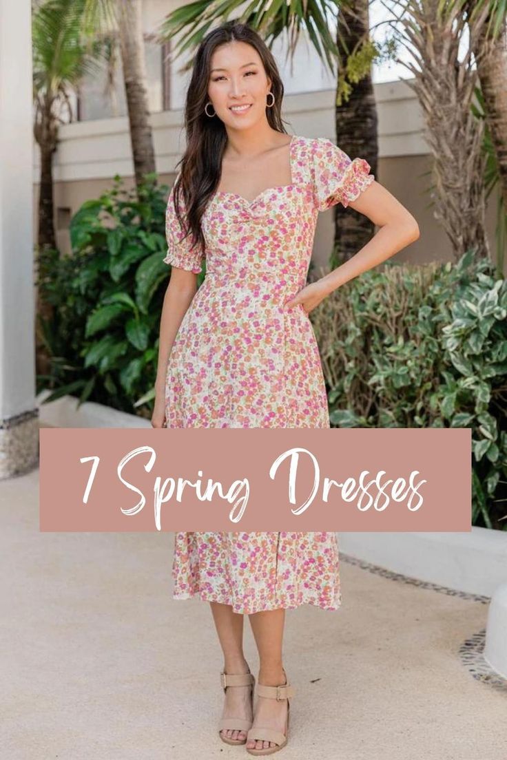 Springtime Dresses, Spring Dresses For Women, Pretty Spring Dresses, Dresses For Spring, Spring Styles, Cute Spring, Spring Trends, Versatile Dresses, Spring Dress