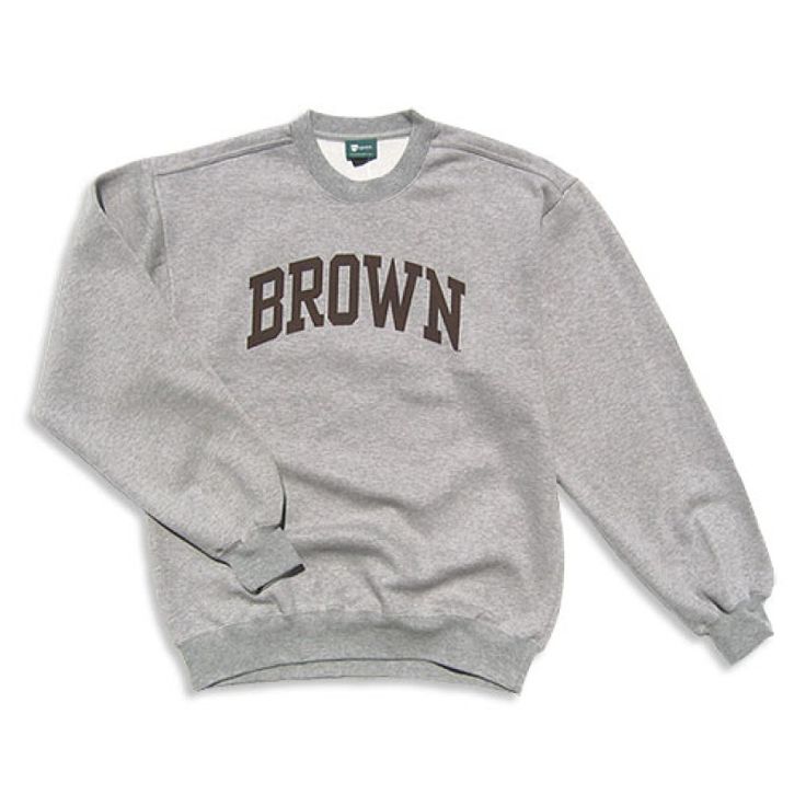 Brown T-shirt For Fall Streetwear, Brown Winter Sweatshirt With Letter Print, Brown Crew Neck Sweatshirt For Fall, Retro Brown Long Sleeve Sweatshirt, Brown Relaxed Fit Sweatshirt With Ribbed Cuffs, Brown Relaxed Fit Crew Neck Sweatshirt, Brown Letter Print Sweatshirt For College, Brown Graphic Print Sweatshirt For Fall, Sporty Brown Long Sleeve Sweatshirt