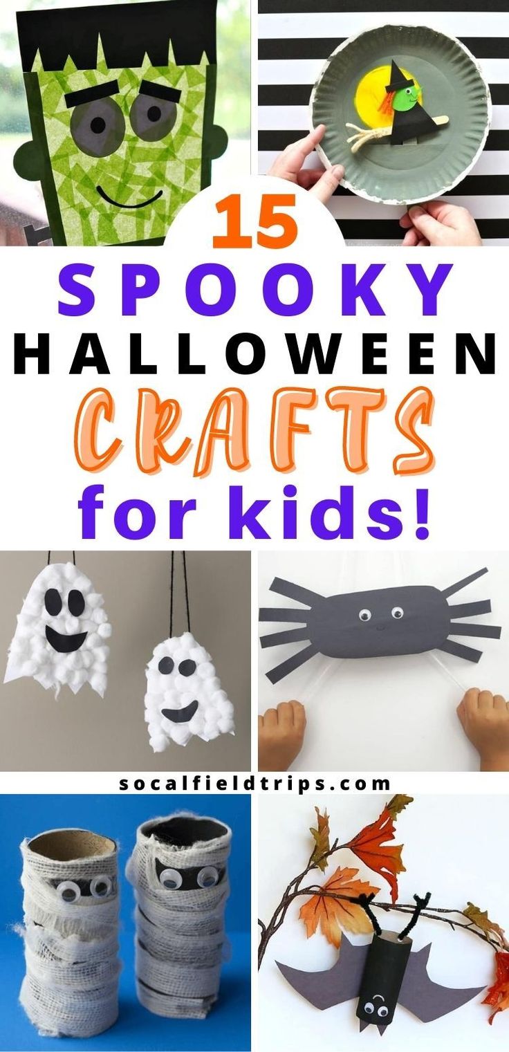 spooky halloween crafts for kids to make