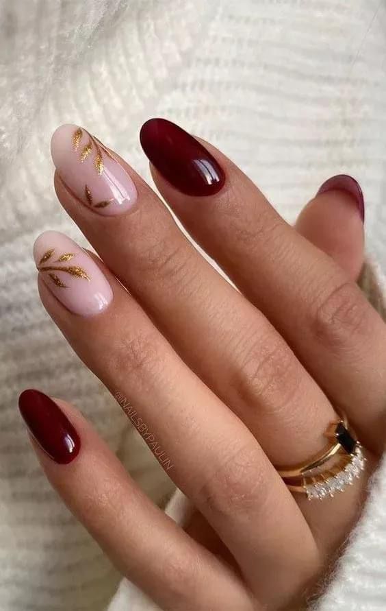 Kutek Disney, Wine Nails, October Nails, Nagel Tips, Nails 2022, Nail Design Inspiration, White Nail, Trendy Nail Design, Fall Nail Art