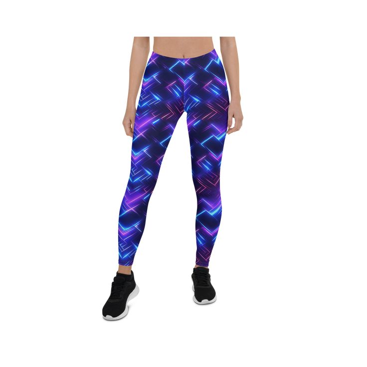 GearBunch's Neon Night Leggings: Elevate your style with eye-catching neon hues. Crafted for modern women who love to stand out. Snug fit, moisture-wicking, perfect for any activity. Experience fashion and function fusion! Shop now! Sporty Neon Bottoms For Sports, Sporty Neon Stretch Bottoms, Neon Sports Bottoms, Purple Sporty Leggings For Light Exercise, Sporty Purple Leggings For Light Exercise, Trendy Purple Activewear For Sports, Neon Nights, Modern Women, Elevate Your Style