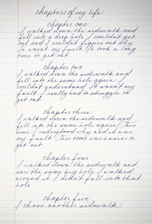 an old handwritten note on lined paper