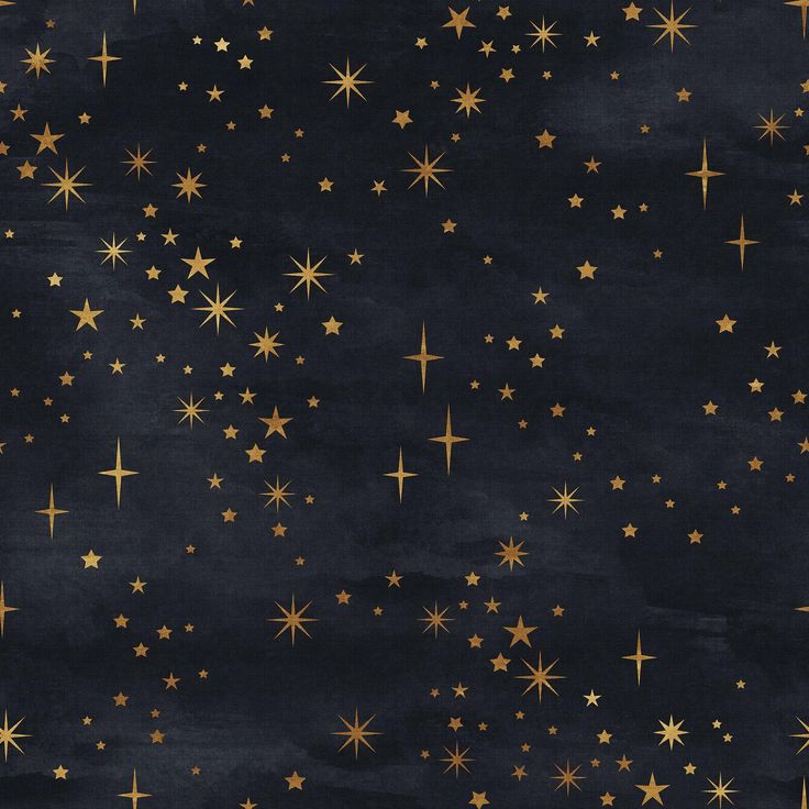 a black background with gold stars on it