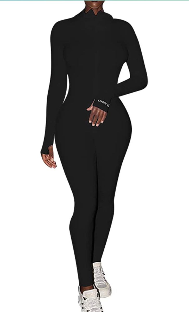 Multiple Colors One Piece Bodysuit Sleeve Embroidery, Bodycon Jumpsuit, Long Torso, Dark Wear, One Piece Bodysuit, Jumpsuit Fashion, One Piece For Women, Black Bodysuit, Fashion Pictures