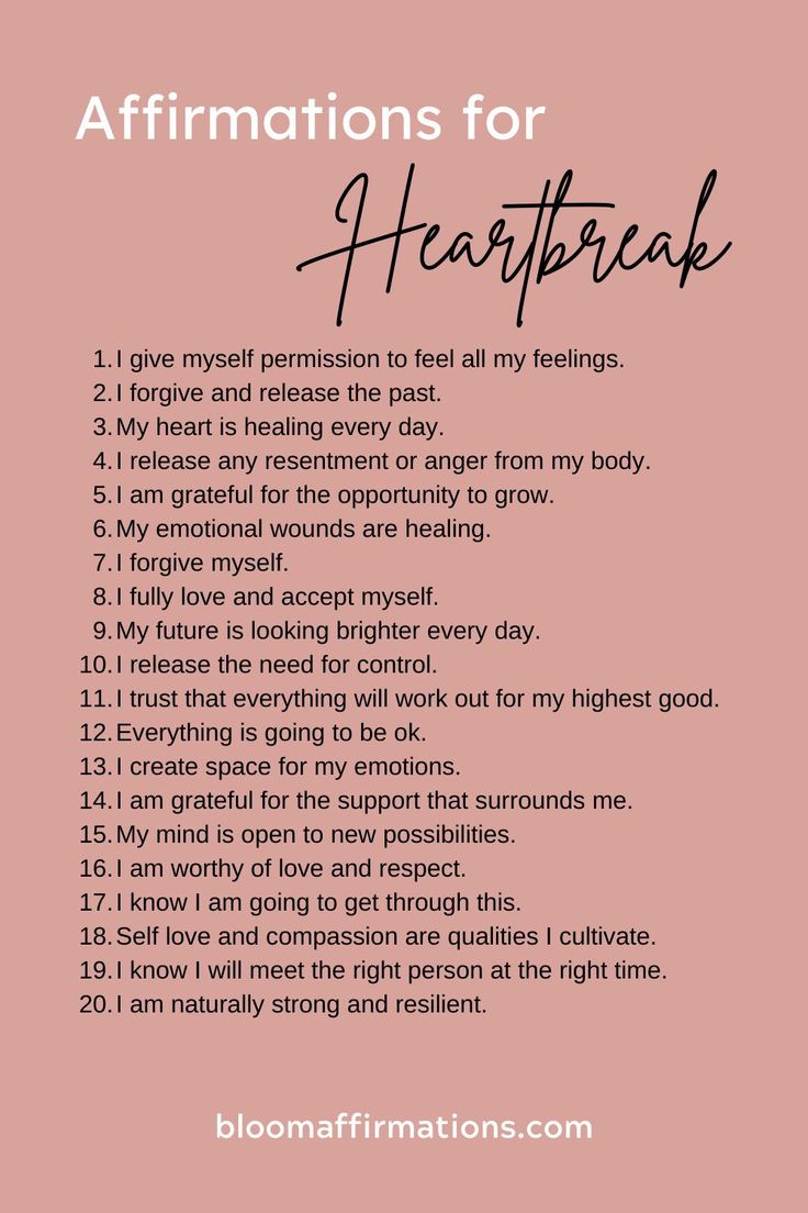 a pink background with the words affirmations for heartpicak on it