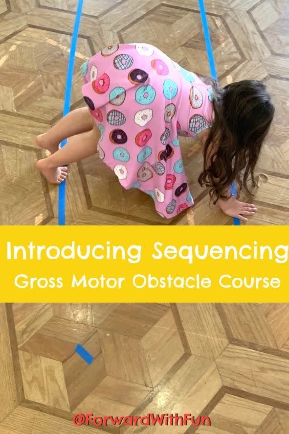 Sequencing is a tricky skill to understand but not when you're doing an obstacle course! Kids will be loving this blue tape obstacle course where they move in different ways and learn sequencing words like, "first," "next," "then," and "last." They'll be putting the actions in order while doing them in a fun and simple way. Do you have your blue tape ready? Set up in under a minute! Obstacle Course Preschool, Obstacle Course Kindergarten, Simple Obstacle Course For Kids, Kindergarten Obstacle Course, Occupational Therapy Obstacle Course Ideas, Classroom Obstacle Course, Tape Obstacle Course, Painters Tape Obstacle Course, Toddler Obstacle Course Indoors